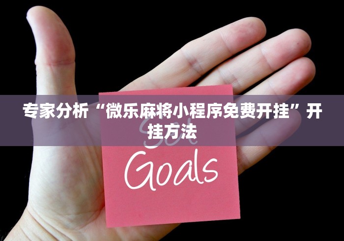 专家分析“微乐麻将小程序免费开挂”开挂方法