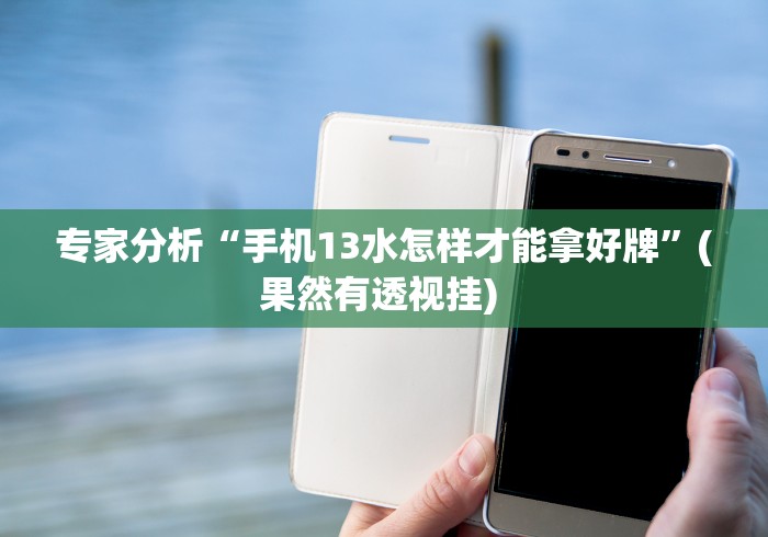 专家分析“手机13水怎样才能拿好牌”(果然有透视挂) 