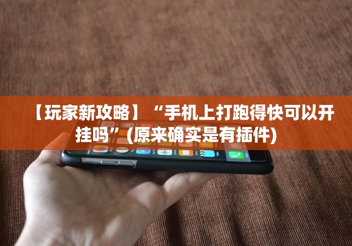 【玩家新攻略】“手机上打跑得快可以开挂吗”(原来确实是有插件)