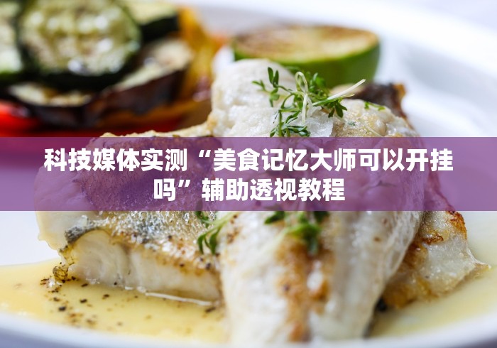 科技媒体实测“美食记忆大师可以开挂吗”辅助透视教程