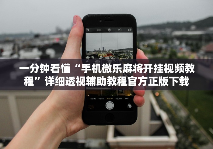 一分钟看懂“手机微乐麻将开挂视频教程”详细透视辅助教程官方正版下载