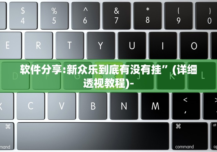 软件分享:新众乐到底有没有挂”(详细透视教程)-