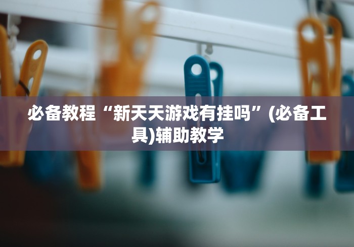 必备教程“新天天游戏有挂吗”(必备工具)辅助教学