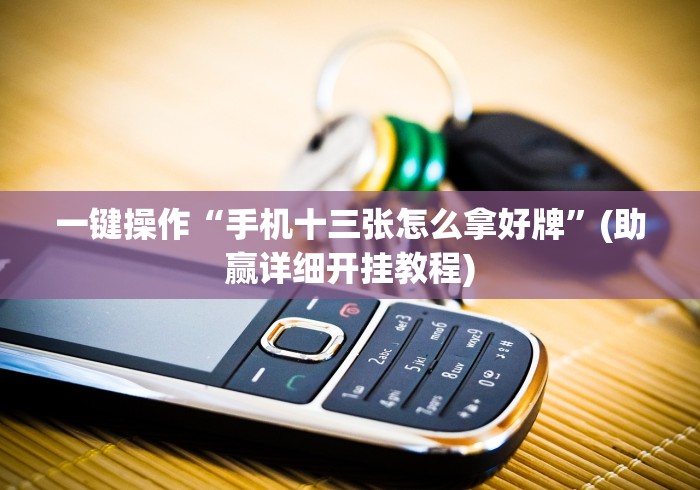 一键操作“手机十三张怎么拿好牌”(助赢详细开挂教程)