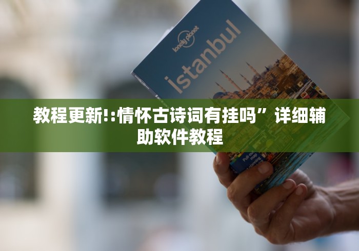 教程更新!:情怀古诗词有挂吗”详细辅助软件教程