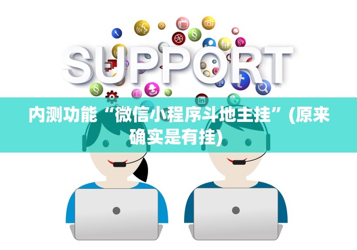 内测功能“微信小程序斗地主挂”(原来确实是有挂) 