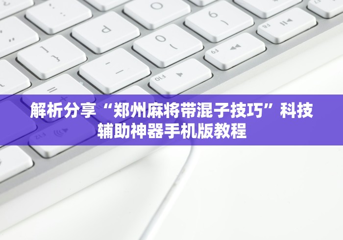 解析分享“郑州麻将带混子技巧”科技辅助神器手机版教程