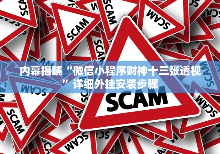 内幕揭晓“微信小程序财神十三张透视”详细外挂安装步骤