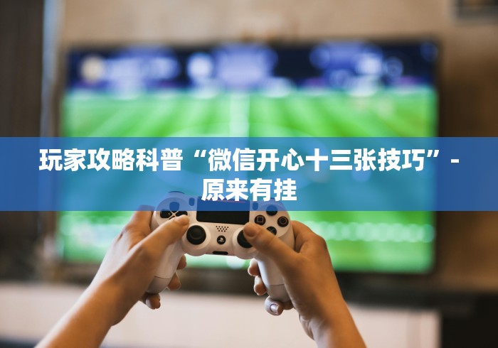 玩家攻略科普“微信开心十三张技巧	”-原来有挂