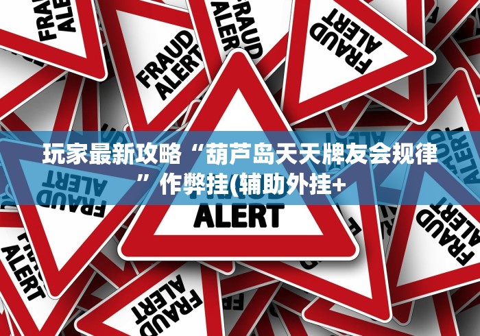 玩家最新攻略“葫芦岛天天牌友会规律”作弊挂(辅助外挂+