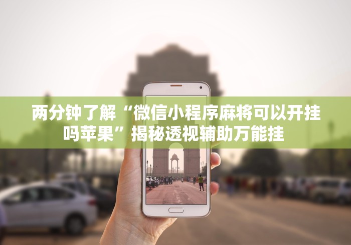 两分钟了解“微信小程序麻将可以开挂吗苹果”揭秘透视辅助万能挂 