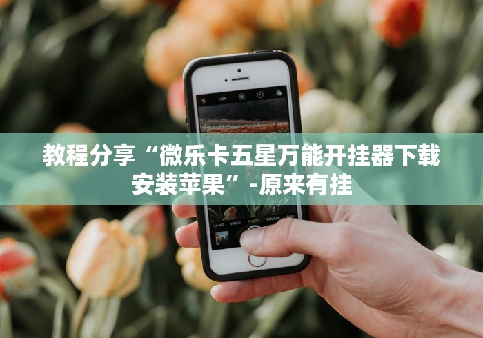 教程分享“微乐卡五星万能开挂器下载安装苹果”-原来有挂