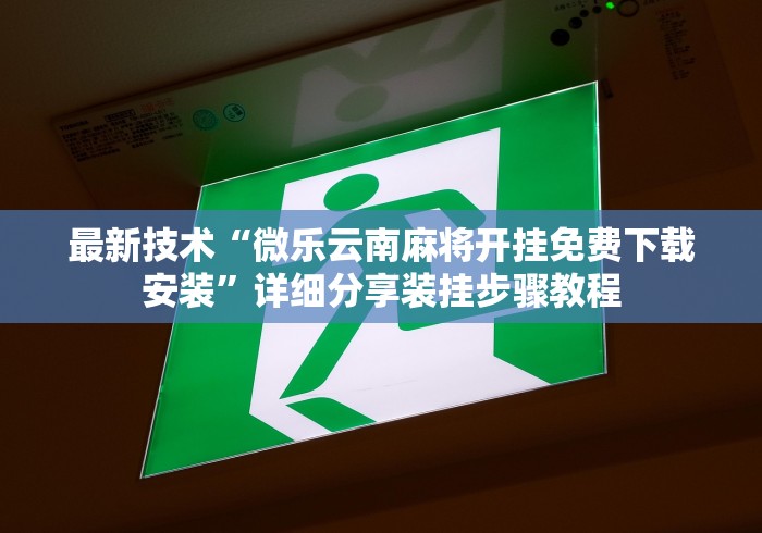 最新技术“微乐云南麻将开挂免费下载安装”详细分享装挂步骤教程